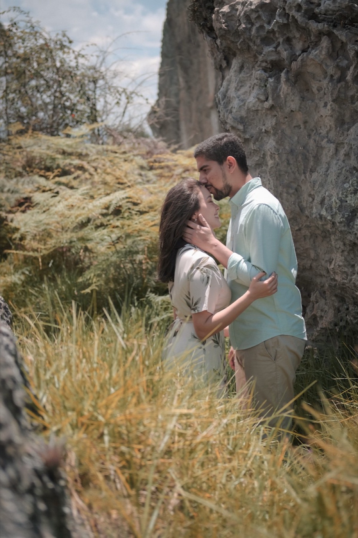 Beso en la frente